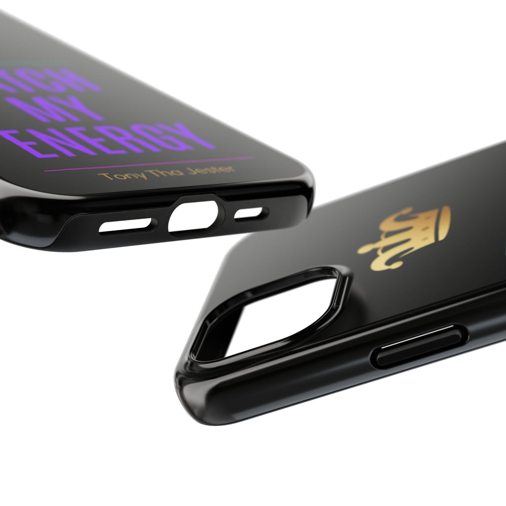 Phone Case — "Match My Energy" Bold Crown Protective Case