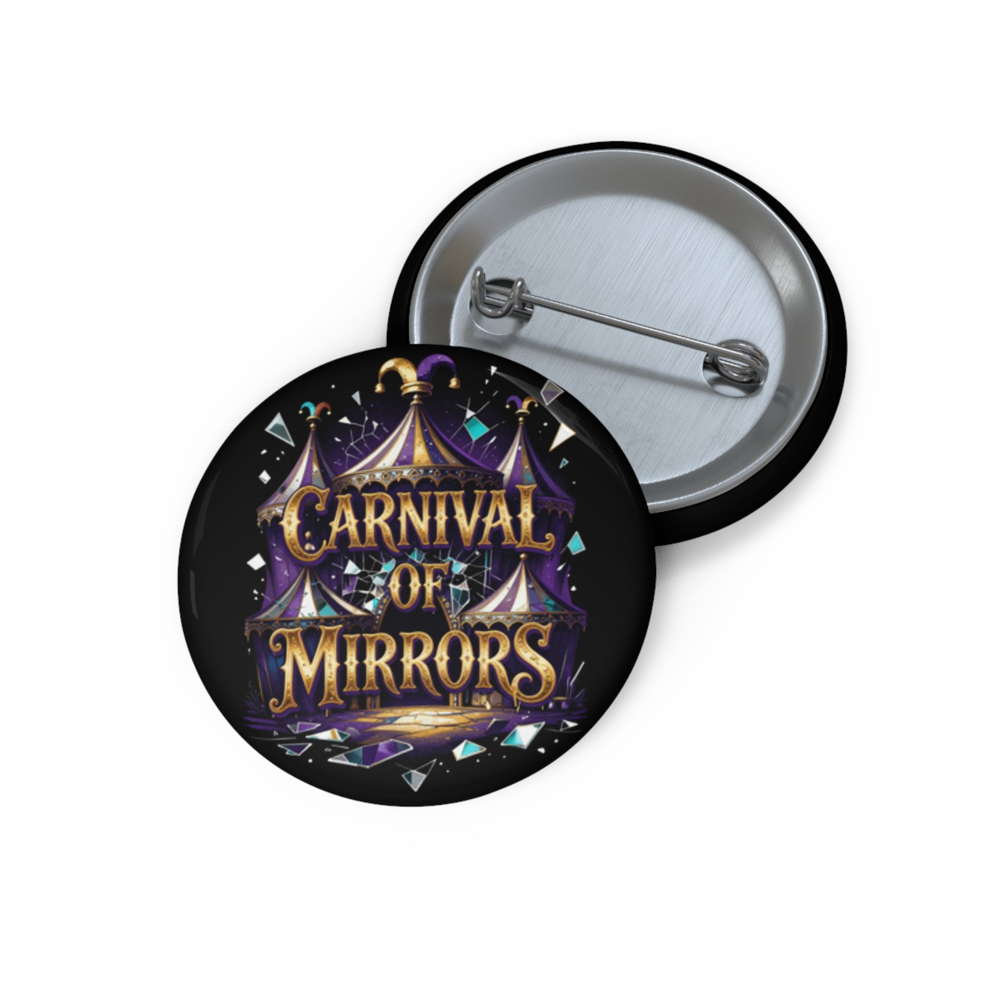Carnival of Mirrors Pin Button