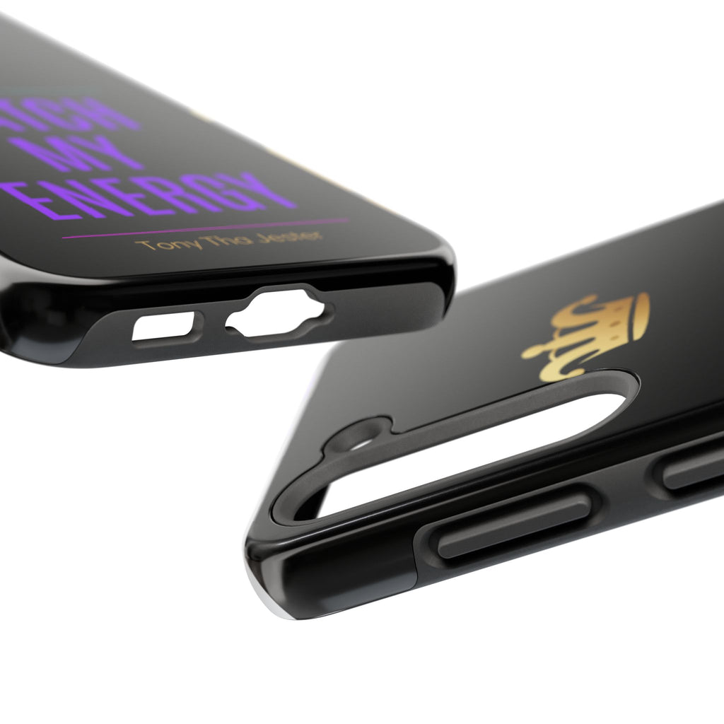 Phone Case — "Match My Energy" Bold Crown Protective Case